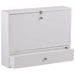 Scranton & Co Wall Mount Folding Floating Desk in White