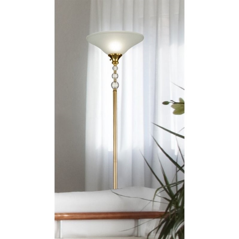 Scranton Co Optic Glass Orb Floor Lamp Sc 655951 Scranton Co Optic Glass Orb Floor Lamp