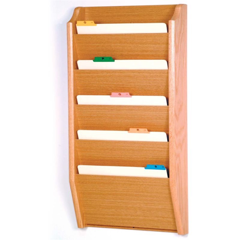 Scranton Co 5 Pocket Legal Size Wall File Holder In Light Oak Sc 1613057 - Wall File Holder Scranton Co 5 Pocket Legal Size Wall File Holder In Light Oak Sc 1613057 - Wall File Holder