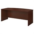 Scranton & Co Laminate Mahogany Desk Bow Front 72