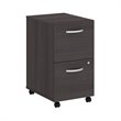 Scranton & Co 2 Drawer Mobile File Cabinet in Storm Gray