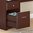 Scranton & Co 60W L Shaped Sit to Stand Desk in Harvest Cherry