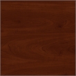 Scranton & Co L Shaped Office Workstation with Storage in Hansen Cherry