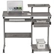 Scranton & Co Contemporary Engineered Wood Computer Desk in Gray