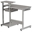 Scranton & Co Contemporary Engineered Wood Computer Desk in Gray