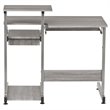 Scranton & Co Contemporary Engineered Wood Computer Desk in Gray