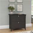 Scranton & Co Furniture Salinas 2 Drawer File Cabinet in Vintage Black