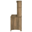 Scranton & Co Contemporary Engineered Wood Computer Desk with Hutch in Brown