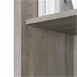 Scranton & Co Furniture Salinas Tall 5 Shelf Bookcase in Driftwood Gray