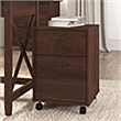 Scranton & Co 2-Drawer Wood Mobile File Cabinet in Bing Cherry