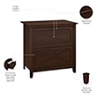 Scranton & Co 2-Drawer Wood Lateral File Cabinet in Bing Cherry
