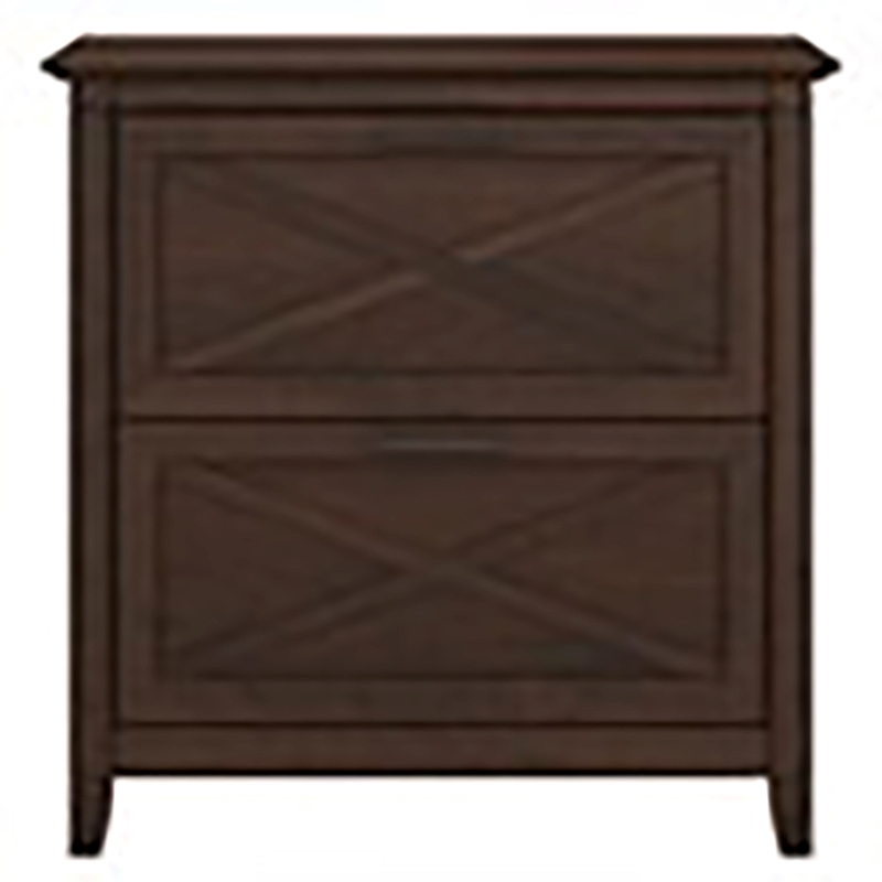 Scranton & Co 2-Drawer Wood Lateral File Cabinet in Bing Cherry