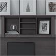 Scranton & Co Furniture Somerset 72W Desk Hutch in Storm Gray