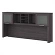 Scranton & Co Furniture Somerset 72W Desk Hutch in Storm Gray