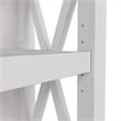 Scranton & Co 5-Shelf Coastal Wood Bookcase in Pure White Oak