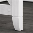 Scranton & Co Contemporary Engineered Wood Writing Desk in White