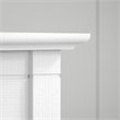 Scranton & Co Contemporary Engineered Wood Writing Desk in White
