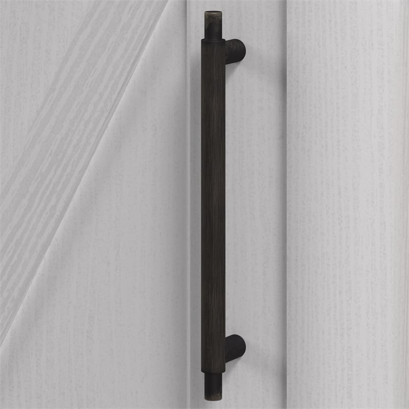 Scranton & Co Contemporary Wood Computer Desk with Storage in White