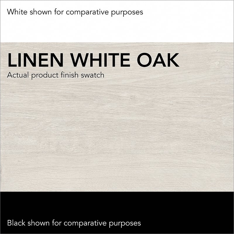 Scranton & Co Furniture Cabot Tall 5 Shelf Bookcase in Linen White Oak