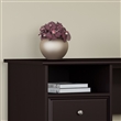 Scranton & Co Furniture Cabot 60W 3 Position L Shape Sit Stand Desk in Espresso
