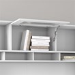 Scranton & Co Furniture Cabot 60W Hutch with Cabinet in White