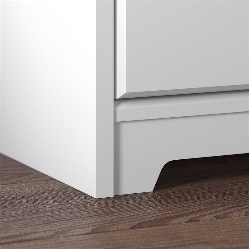 Scranton & Co Furniture Cabot 2 Drawer File Cabinet in White