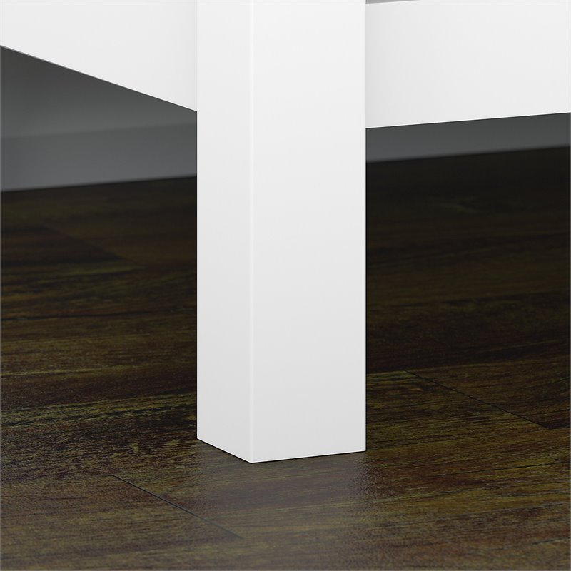 Scranton & Co Furniture Broadview 2 Drawer File Cabinet in Pure White