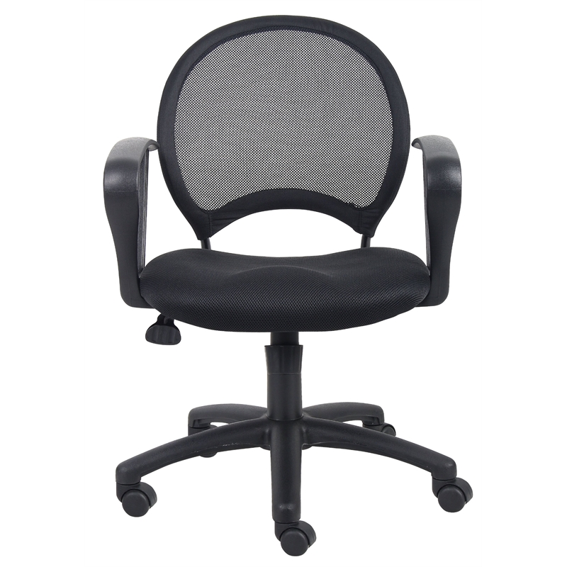 Scranton & Co Mesh Back Task Office Chair with Loop Arms