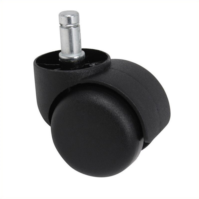 Scranton & Co Contemporary Casters in Black (Set of 5)