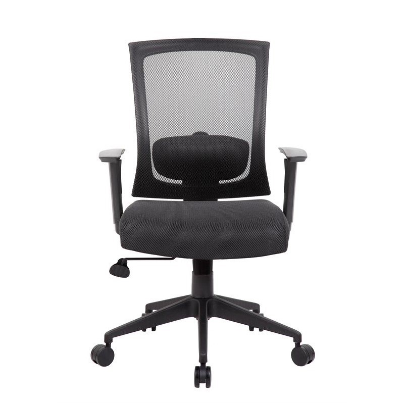 Scranton & Co Mesh Back Task Office Chair in Black