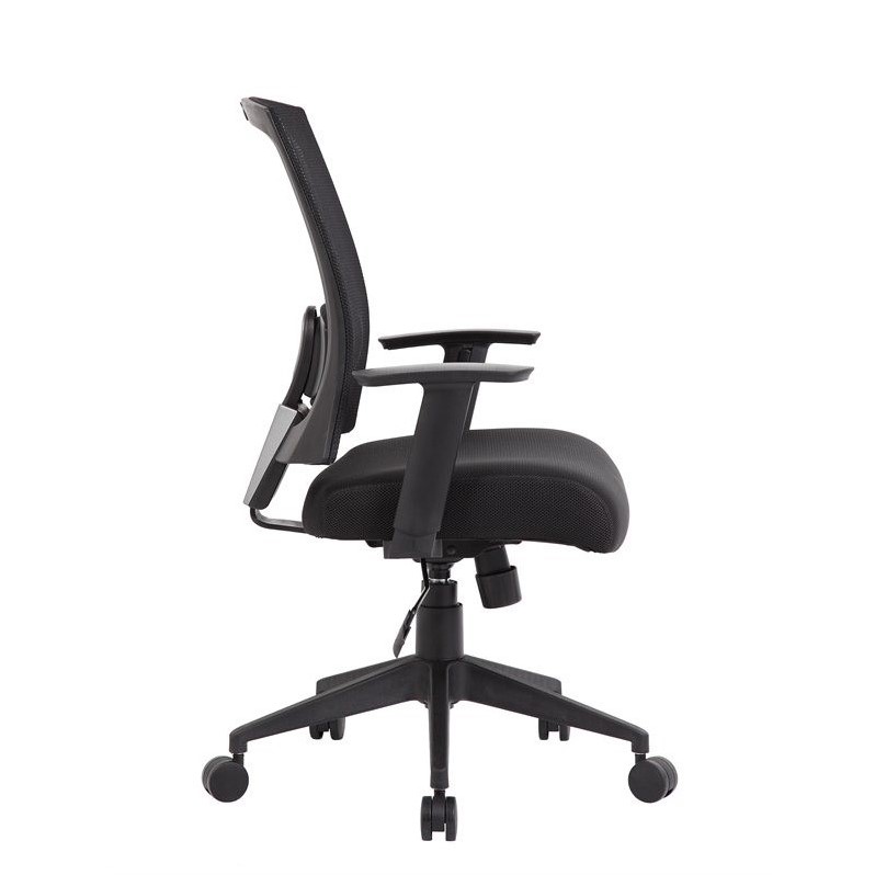 Scranton & Co Mesh Back Task Office Chair in Black