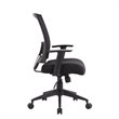 Scranton & Co Mesh Back Task Office Chair in Black