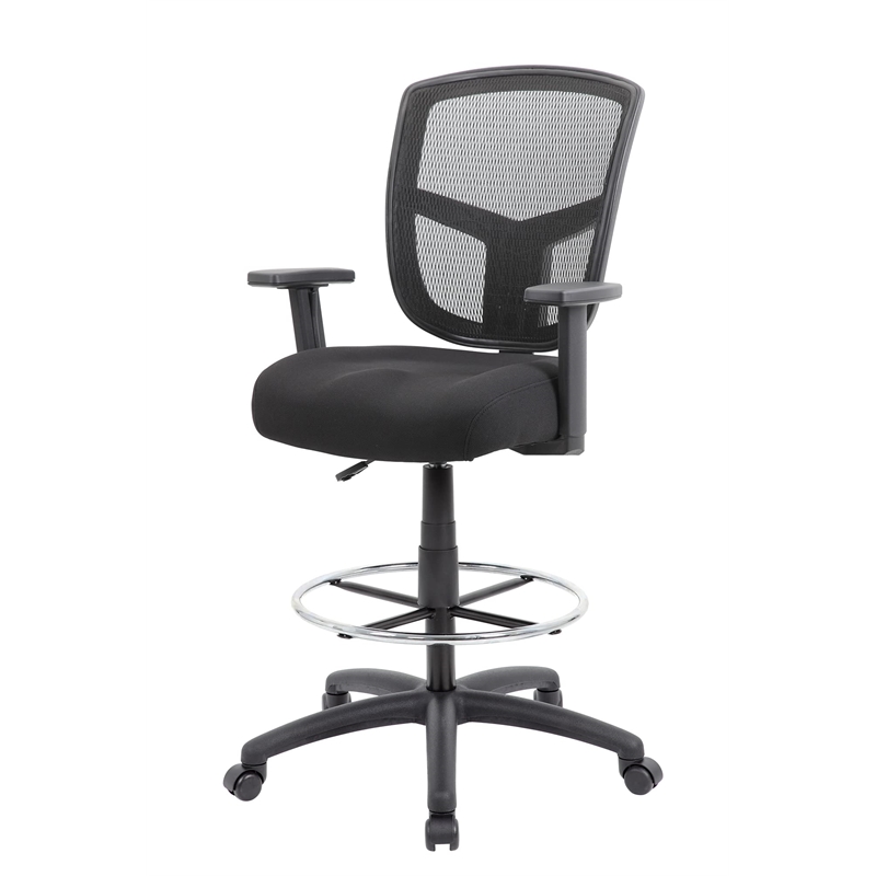 Scranton & Co Mesh Adjustable Height Drafting Stool