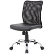 Scranton & Co Mesh Back Swivel Task Chair in Black