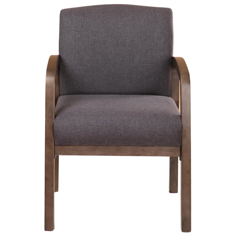 Scranton & Co Guest Chair in Slate Gray and Driftwood