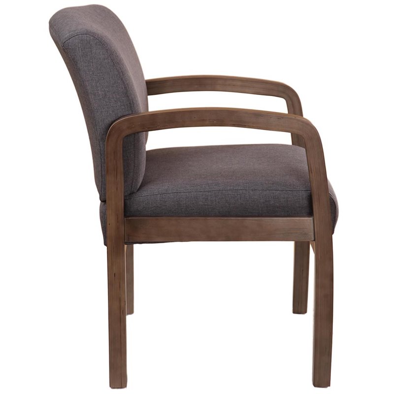Scranton & Co Guest Chair in Slate Gray and Driftwood