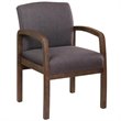 Scranton & Co Guest Chair in Slate Gray and Driftwood