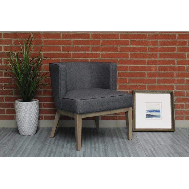 Scranton & Co Accent Chair in Slate Grey