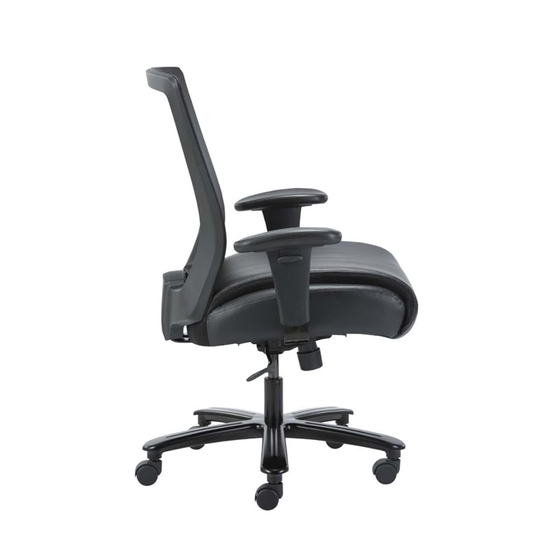 Scranton & Co Modern Mesh Desk Chair in Black (400lb)