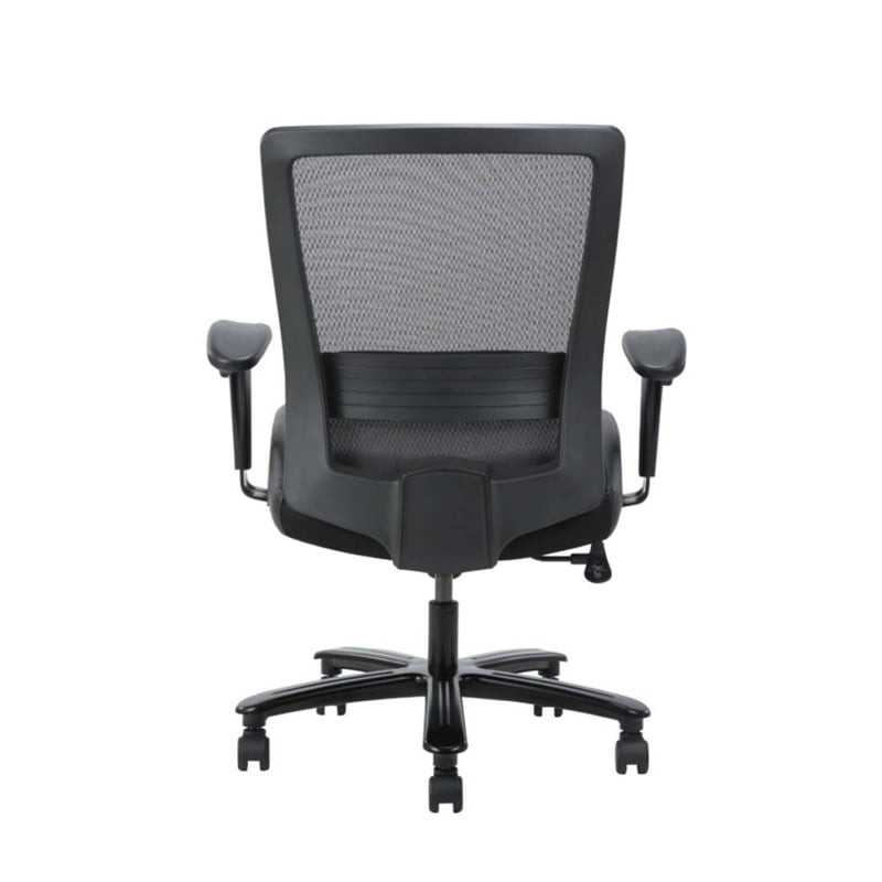 Scranton & Co Modern Mesh Desk Chair in Black (400lb)