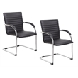 Scranton & Co Chrome Frame Side Chair (2 Pack)