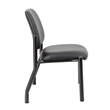 Scranton & Co Antimicrobial Armless Guest Chair in 400 lb. weight capacity