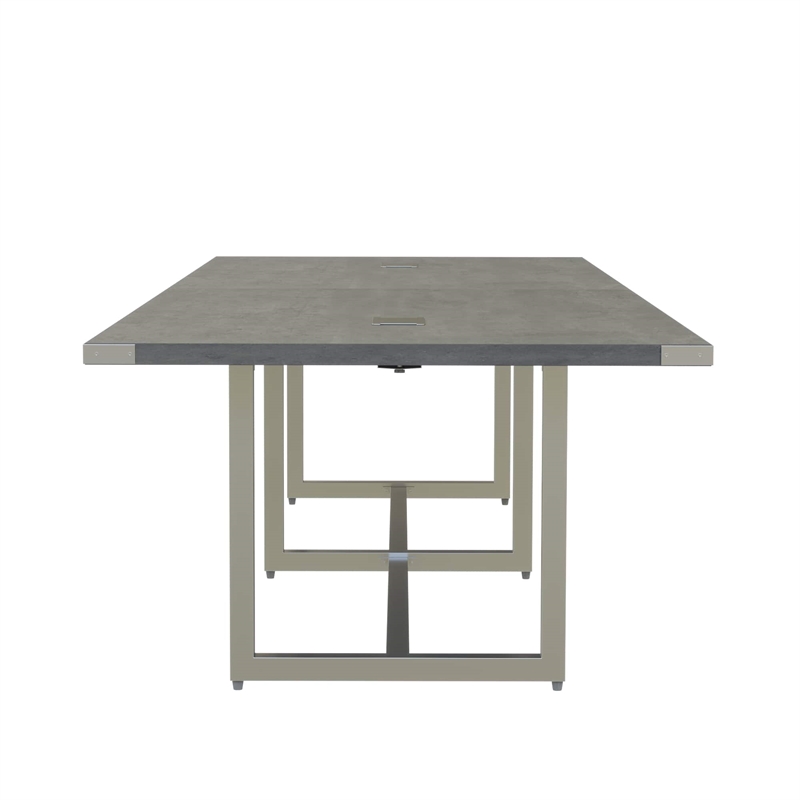 Scranton & Co Conference Table Sitting Height - 12' Stone Gray