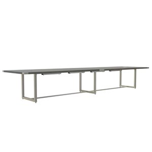 scranton & co conference table sitting height - 16' stone gray
