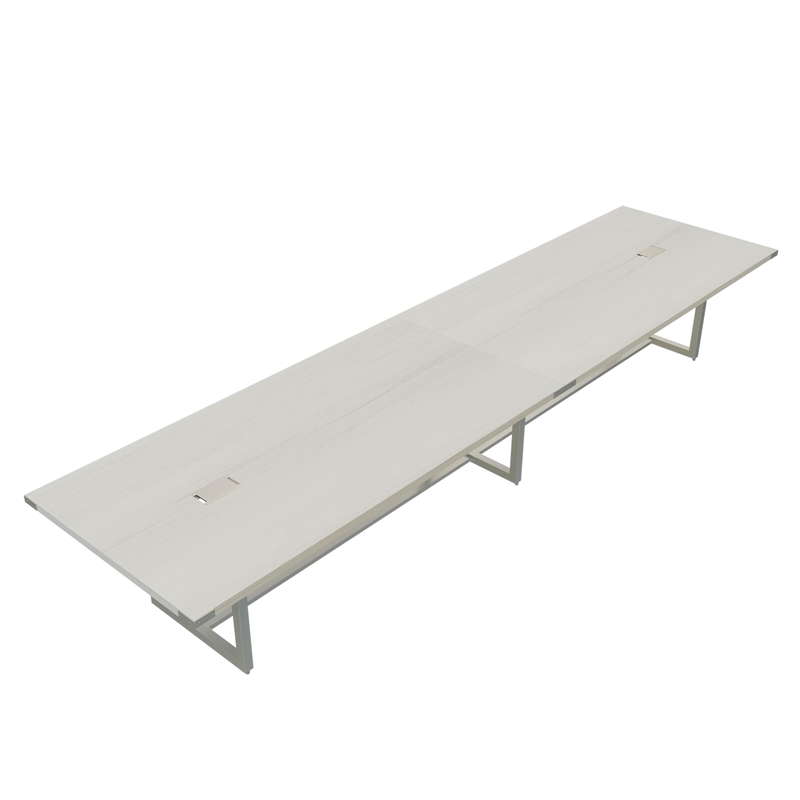Scranton & Co Conference Table Sitting Height - 16' White Ash