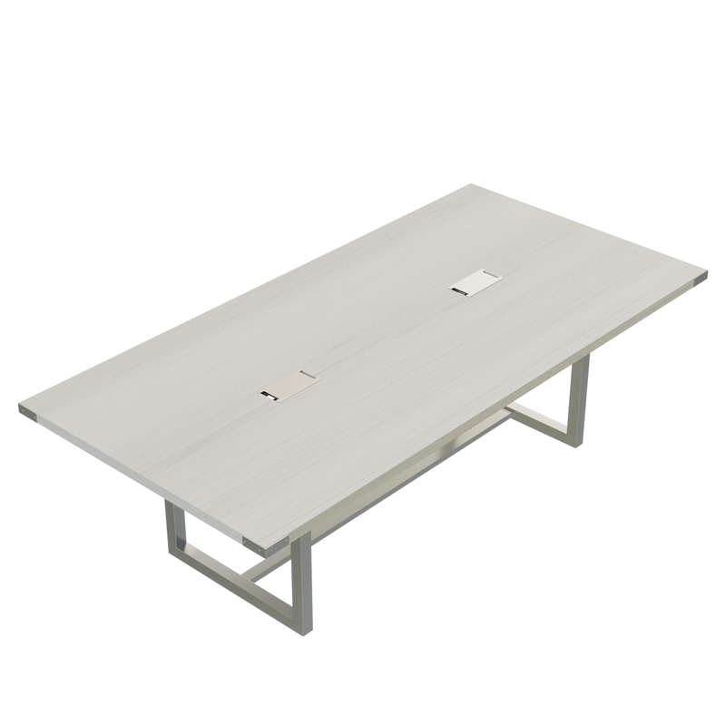 Scranton & Co Conference Table Sitting Height - 8' White Ash