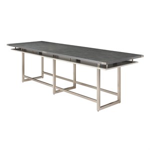 scranton & co conference table standing height - 12' stone gray