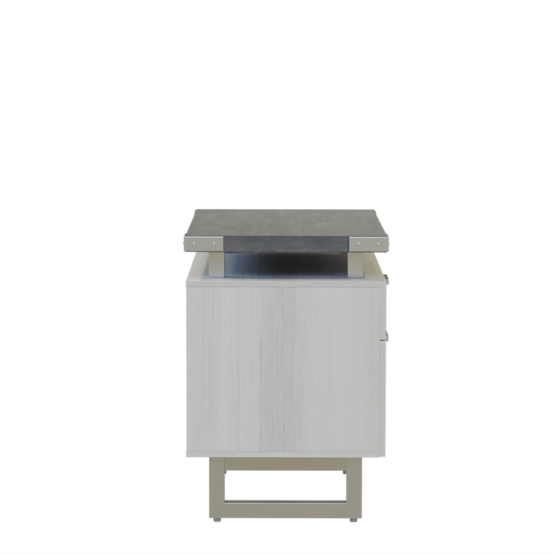 Scranton & Co Lateral File in Stone Gray