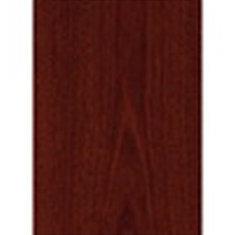 Scranton & Co Furniture 60W x 24D Office Desk with Drawers in Mahogany