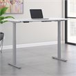 Scranton & Co Furniture 60W Height Adjustable Standing Desk in White